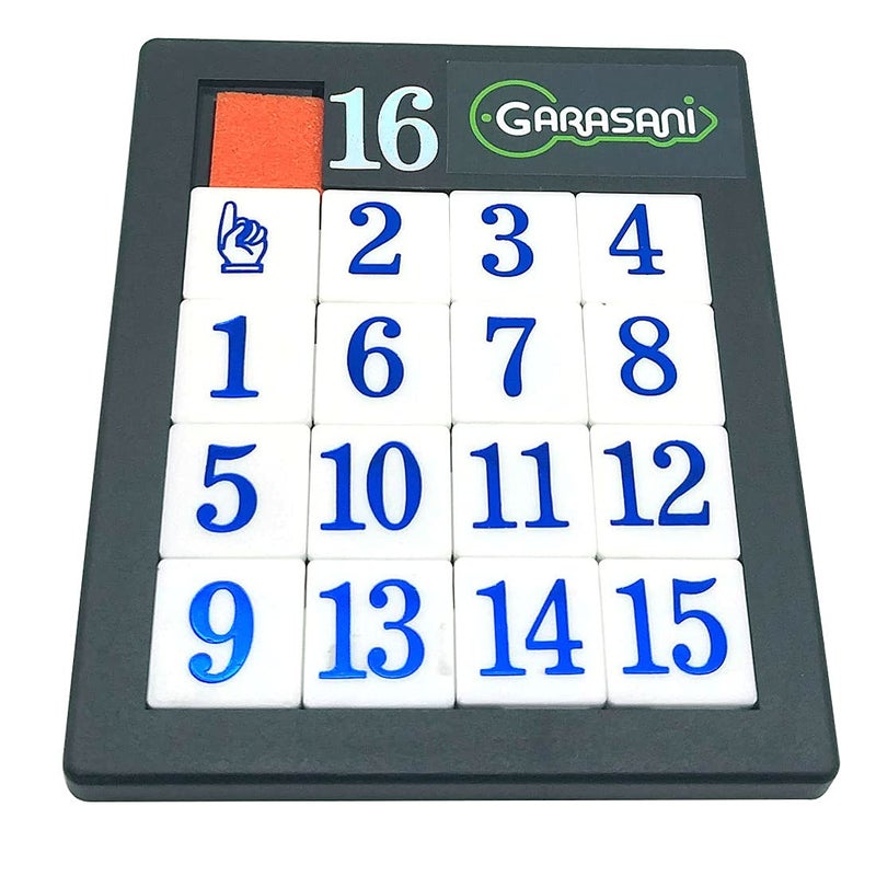 GARASANI Number Slide Puzzle Brain Teaser IQ Game - Pack of 1 (15 Number 1Pcs) - Image 4
